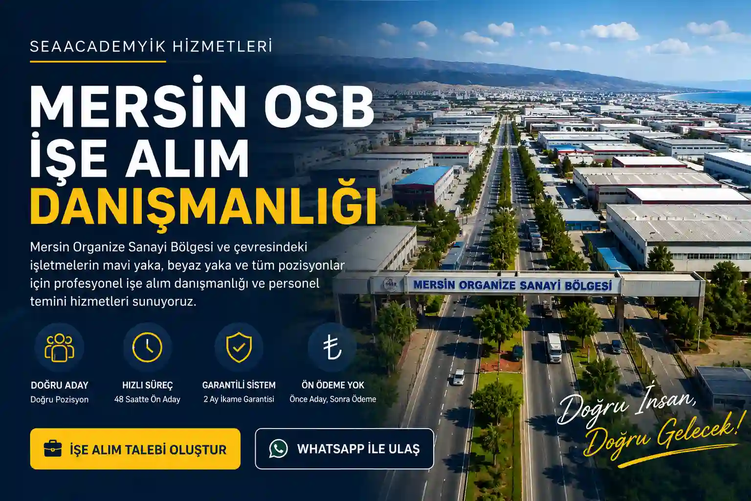 Mersin OSB personel temini