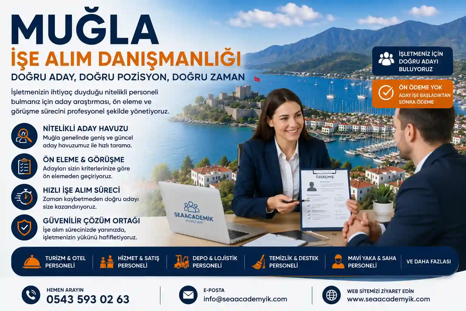 Bodrum turizm ve otel personeli temini