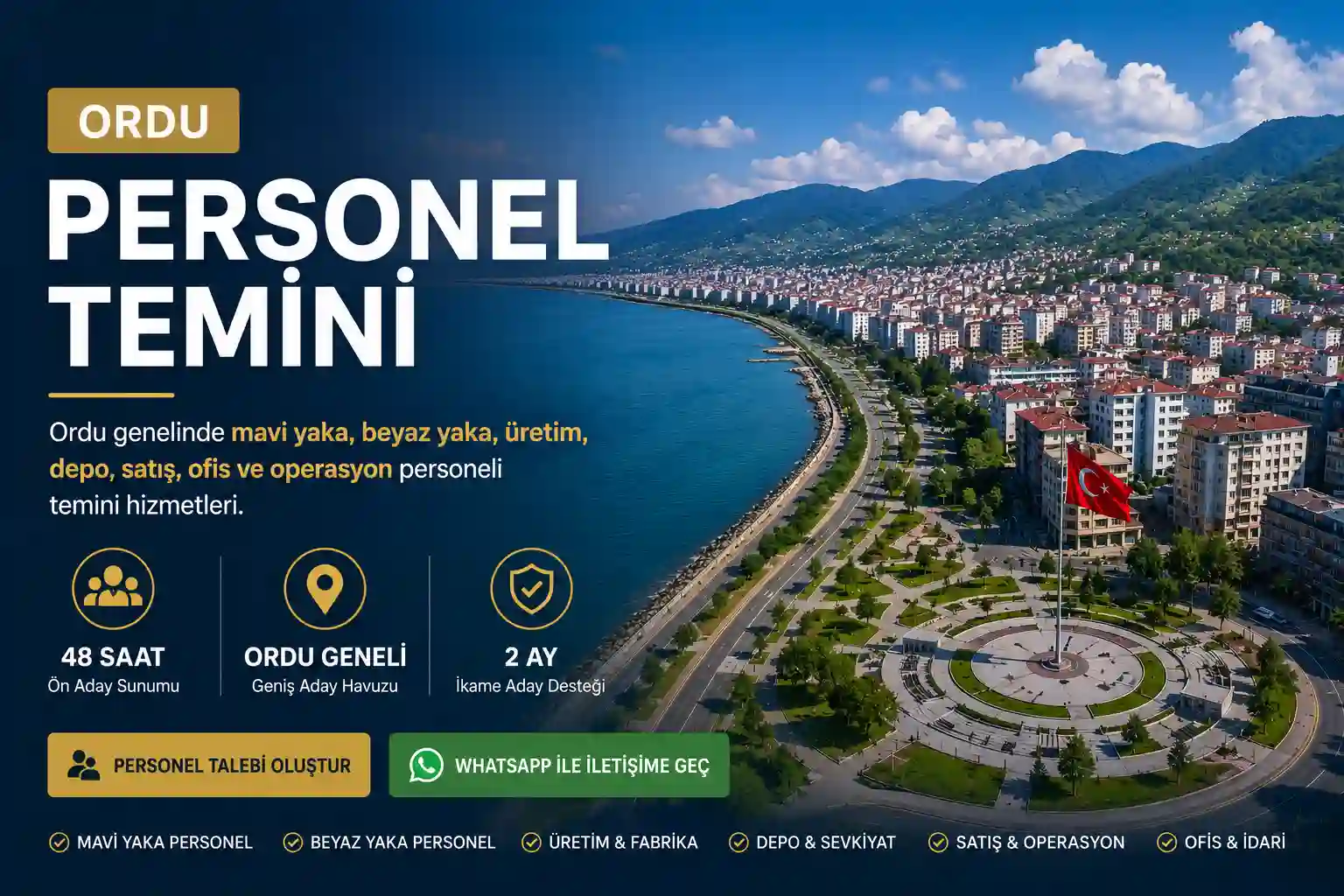 Ordu personel temin firması