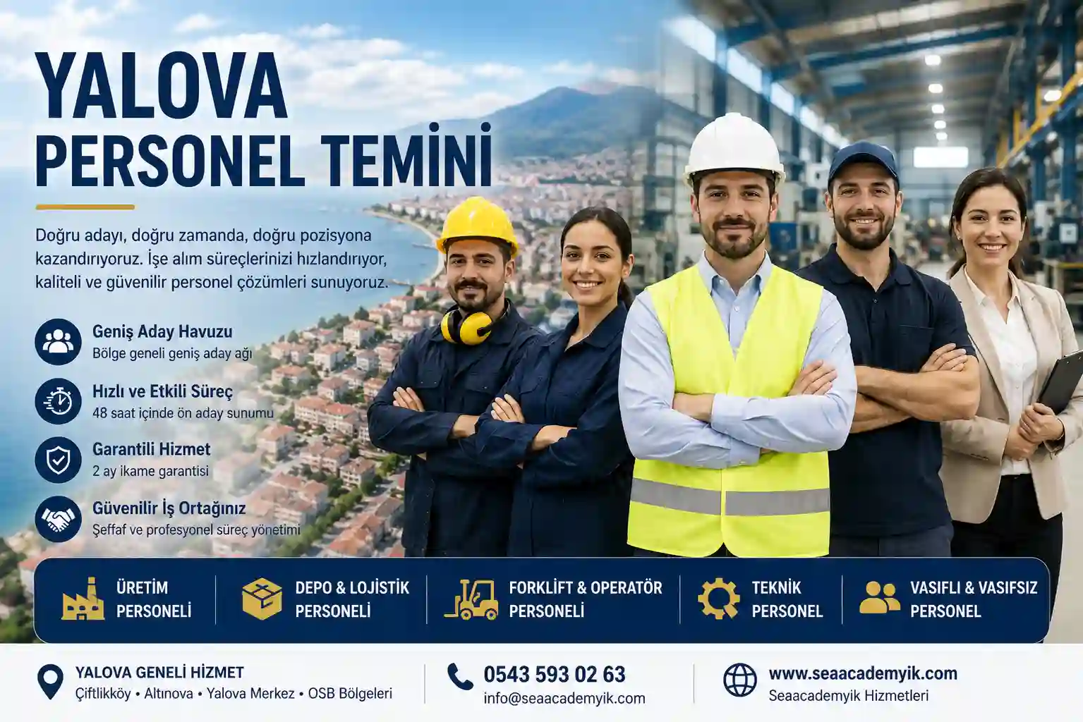 Yalova personel temini ve işe alım danışmanlığı