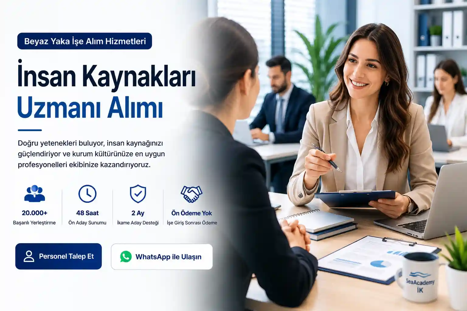 İnsan kaynakları personeli işe alım hizmeti