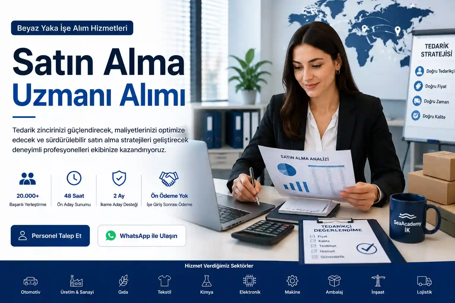 Satın alma personeli işe alım hizmeti
