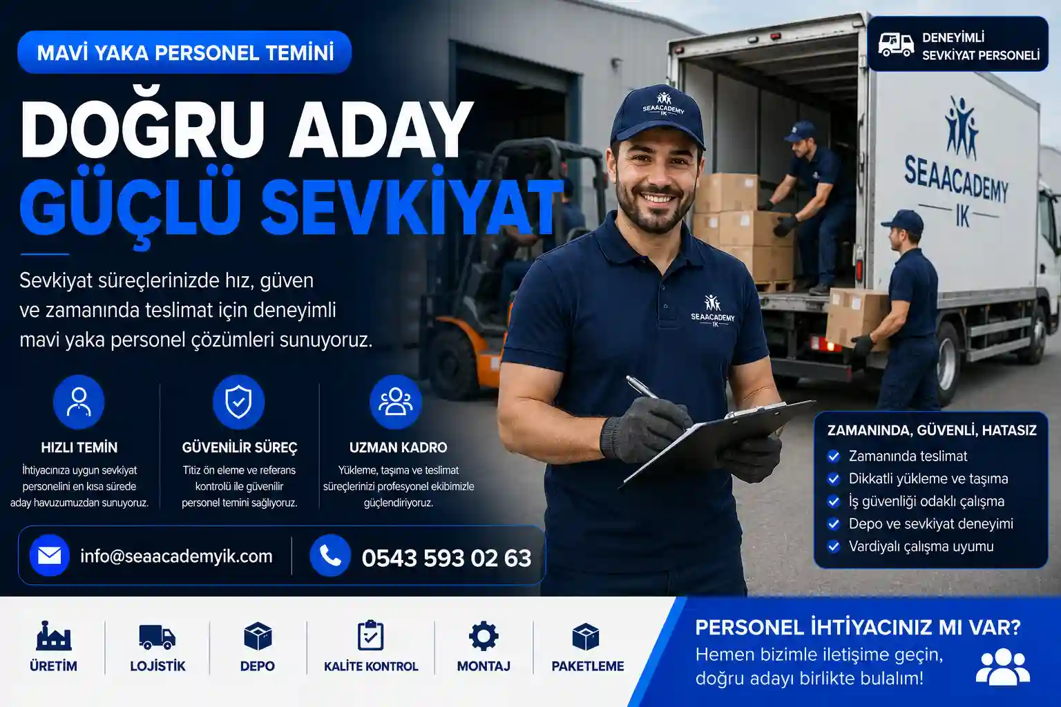 Sevkiyat personeli temin hizmetleri