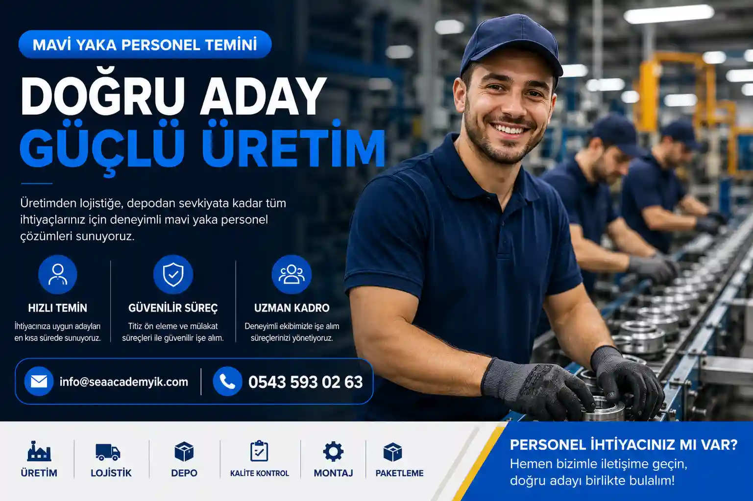 Fabrika üretim personeli temin hizmetleri