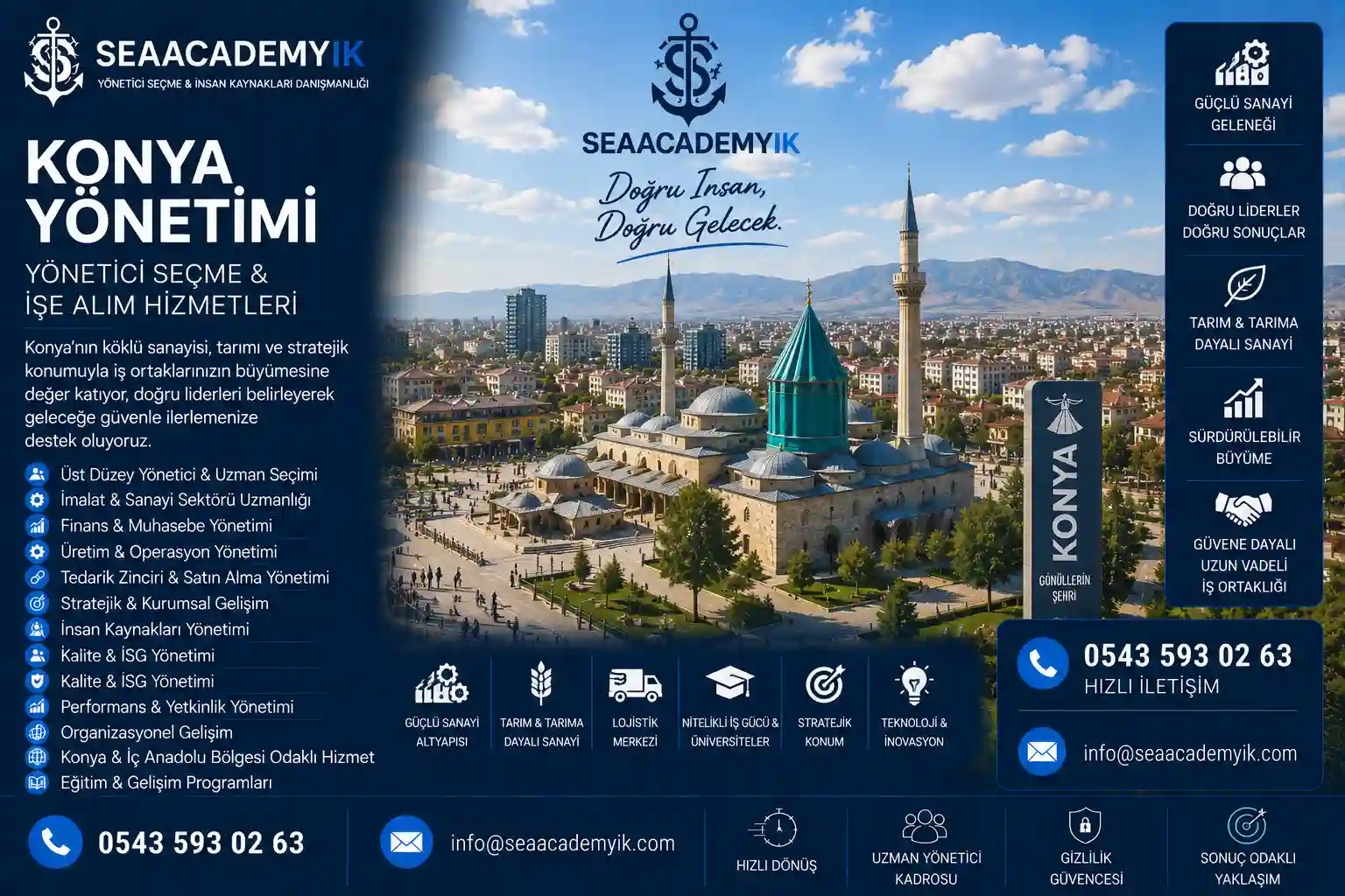 Konya orta düzey yönetici başarı hikayesi