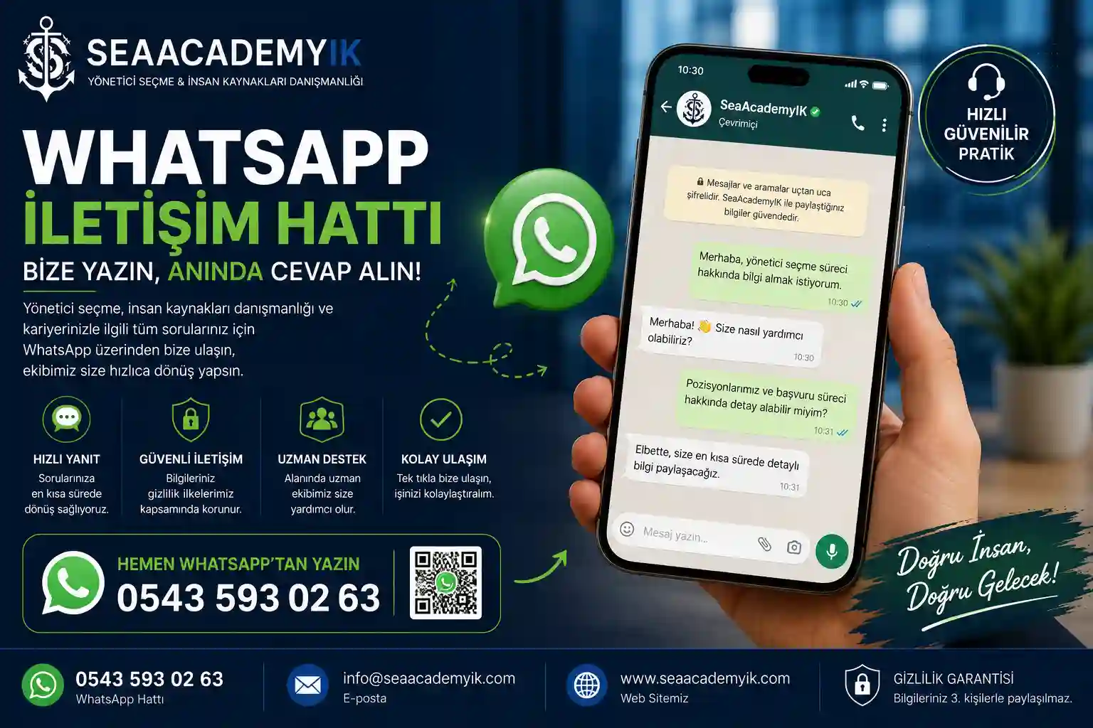 Seaacademyik orta düzey yönetici iletişim