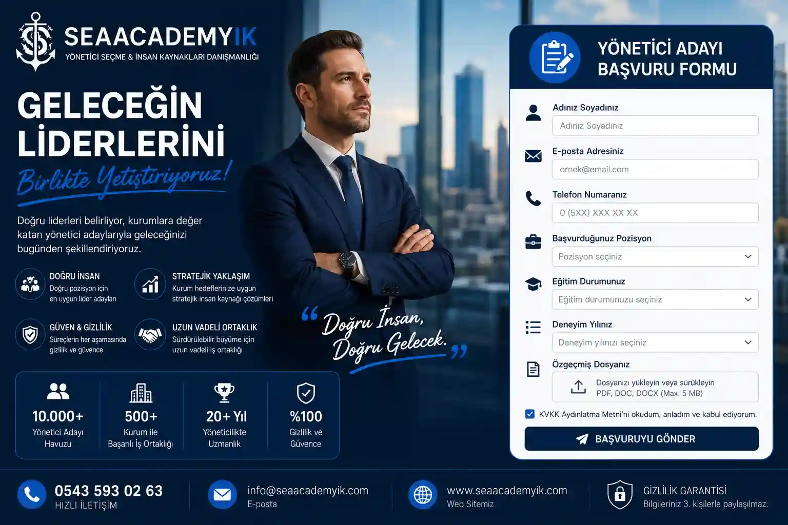 Orta düzey yönetici seçme teklif formu