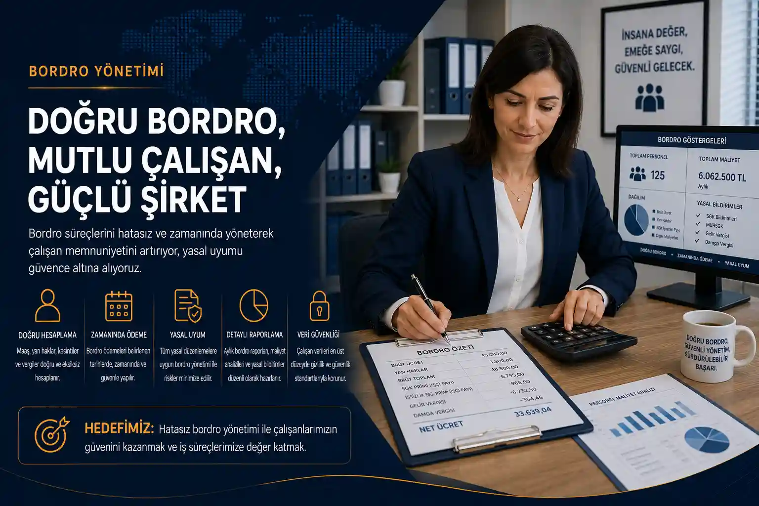 Bordro ve özlük işleri yöneticisi seçme hizmeti
