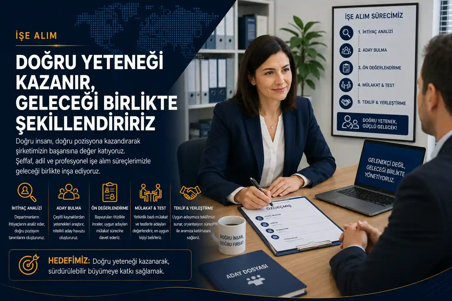İşe alım yöneticisi seçme hizmeti