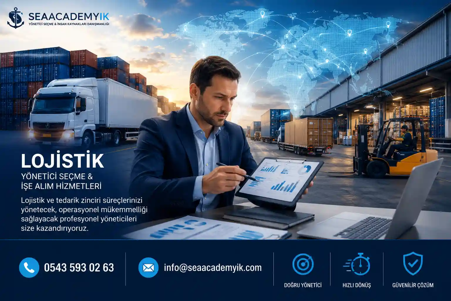 Lojistik yöneticisi seçme hizmeti