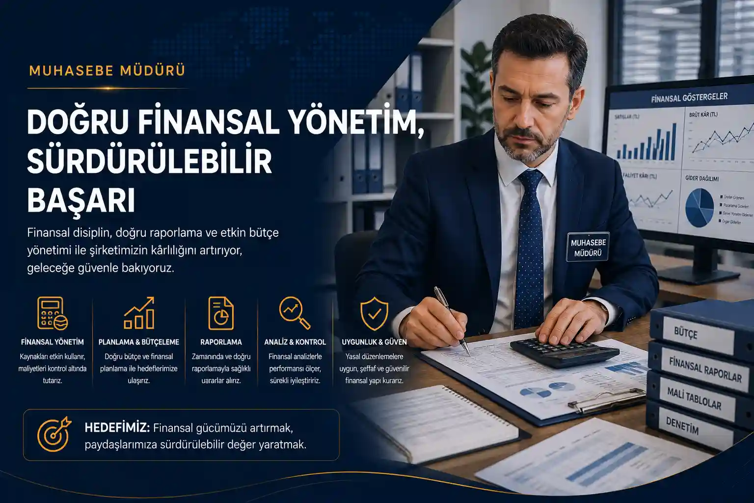 Muhasebe müdürü seçme hizmeti
