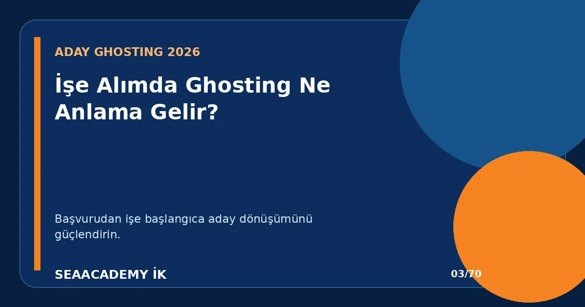 İşe Alımda Ghosting Ne Anlama Gelir?