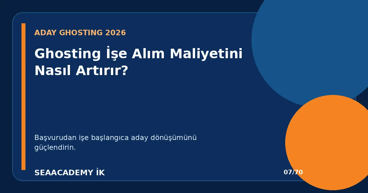 Ghosting İşe Alım Maliyetini Nasıl Artırır?