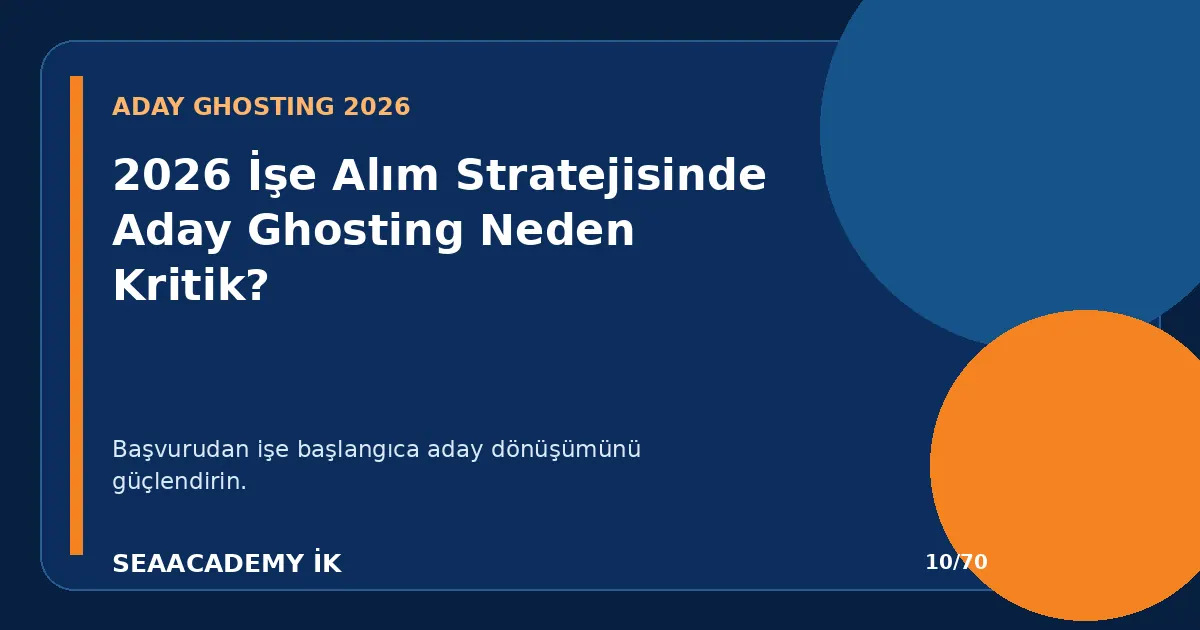 2026 İşe Alım Stratejisinde Aday Ghosting Neden Kritik?