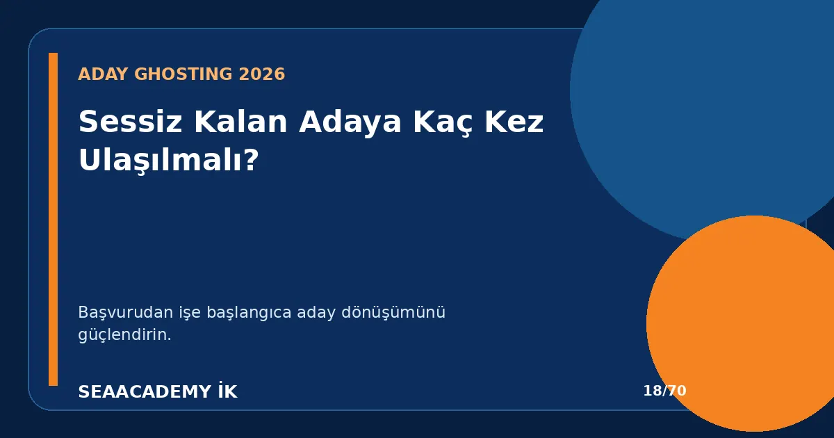 Sessiz Kalan Adaya Kaç Kez Ulaşılmalı?