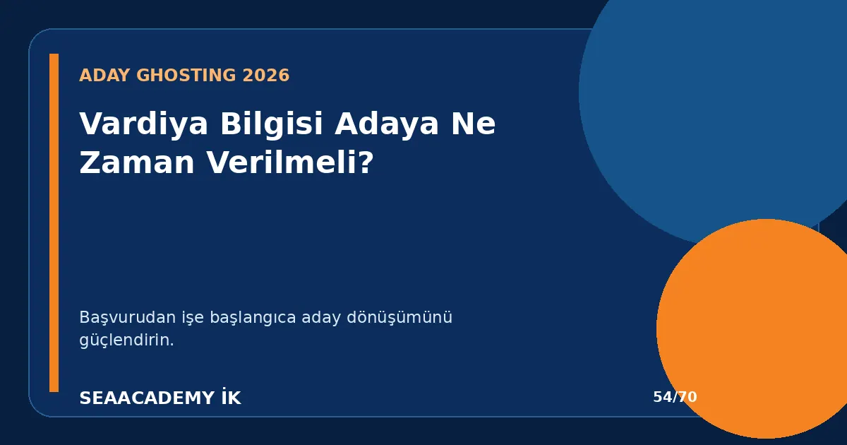 Vardiya Bilgisi Adaya Ne Zaman Verilmeli?