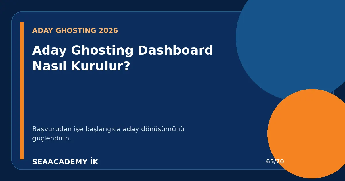 Aday Ghosting Dashboard Nasıl Kurulur?