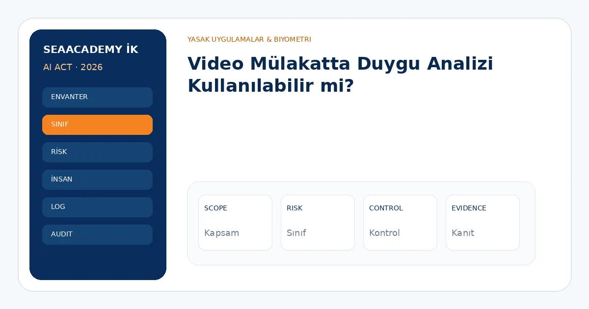 Video Mülakatta Duygu Analizi Kullanılabilir mi? analiz görseli