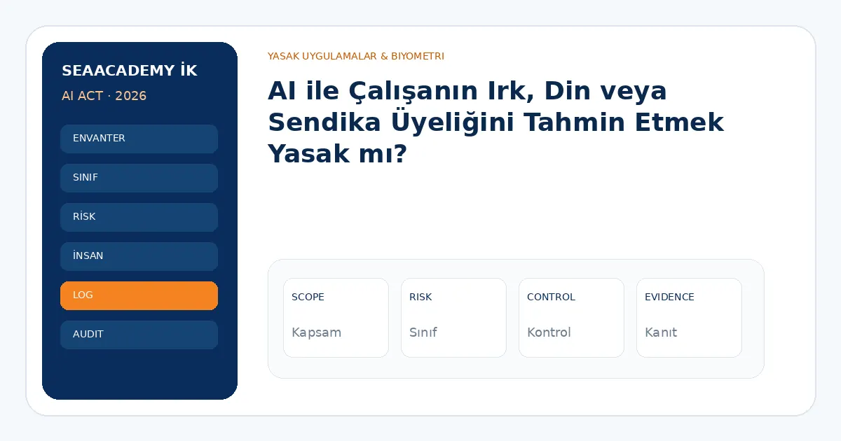 AI ile Çalışanın Irk, Din veya Sendika Üyeliğini Tahmin Etmek Yasak mı? analiz görseli