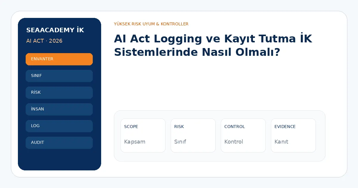 AI Act Logging ve Kayıt Tutma İK Sistemlerinde Nasıl Olmalı? analiz görseli