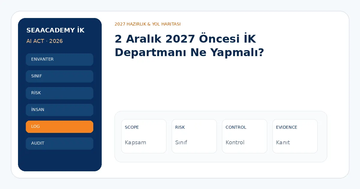 2 Aralık 2027 Öncesi İK Departmanı Ne Yapmalı? analiz görseli