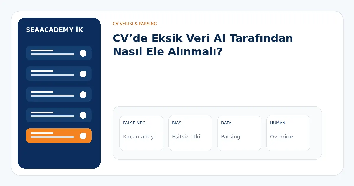 CV’de Eksik Veri AI Tarafından Nasıl Ele Alınmalı? analiz görseli