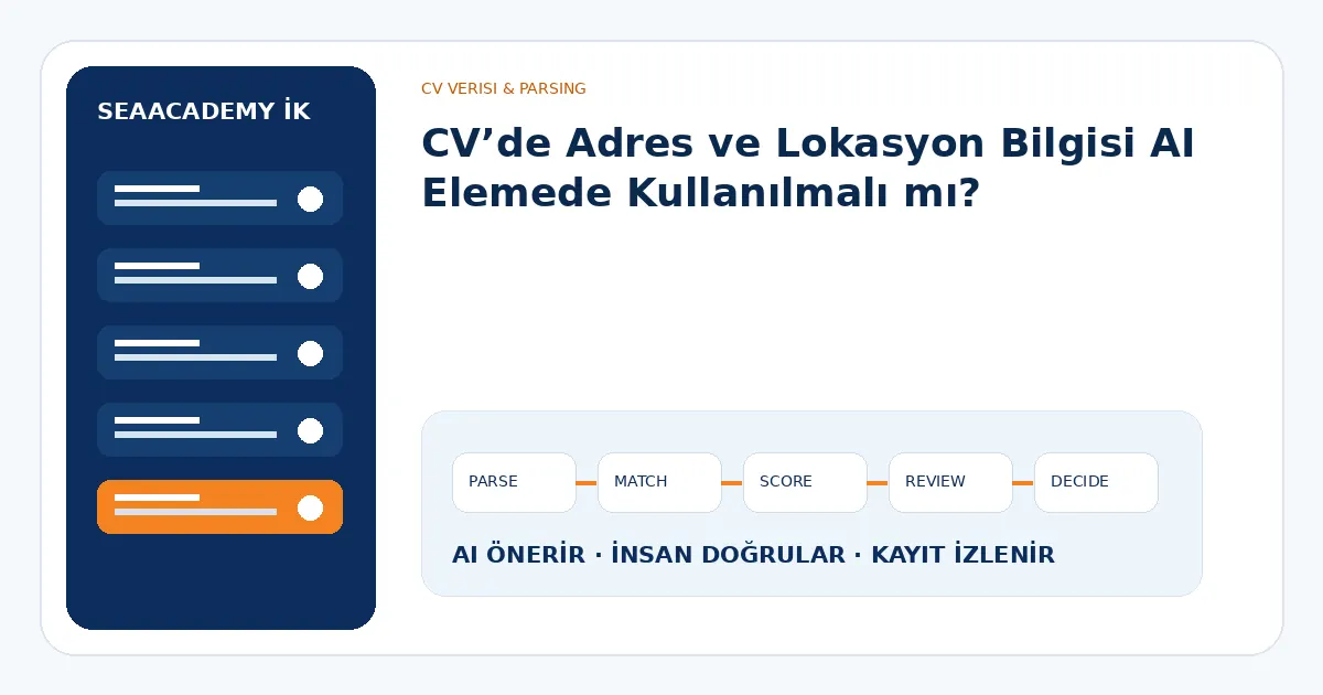 CV’de Adres ve Lokasyon Bilgisi AI Elemede Kullanılmalı mı?