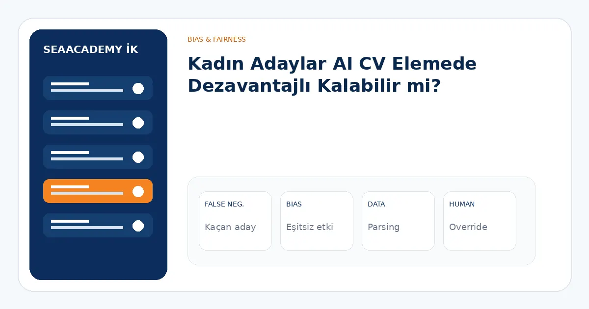 Kadın Adaylar AI CV Elemede Dezavantajlı Kalabilir mi? analiz görseli