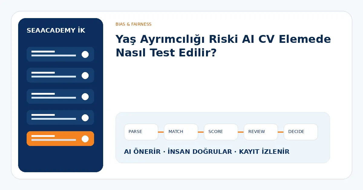 Yaş Ayrımcılığı Riski AI CV Elemede Nasıl Test Edilir?