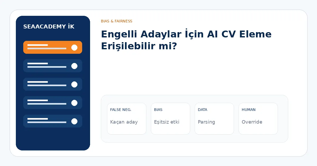 Engelli Adaylar İçin AI CV Eleme Erişilebilir mi? analiz görseli
