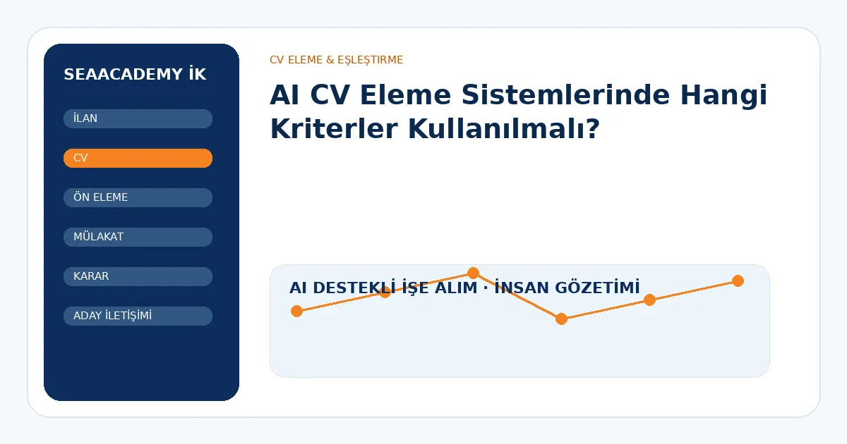 AI CV Eleme Sistemlerinde Hangi Kriterler Kullanılmalı?