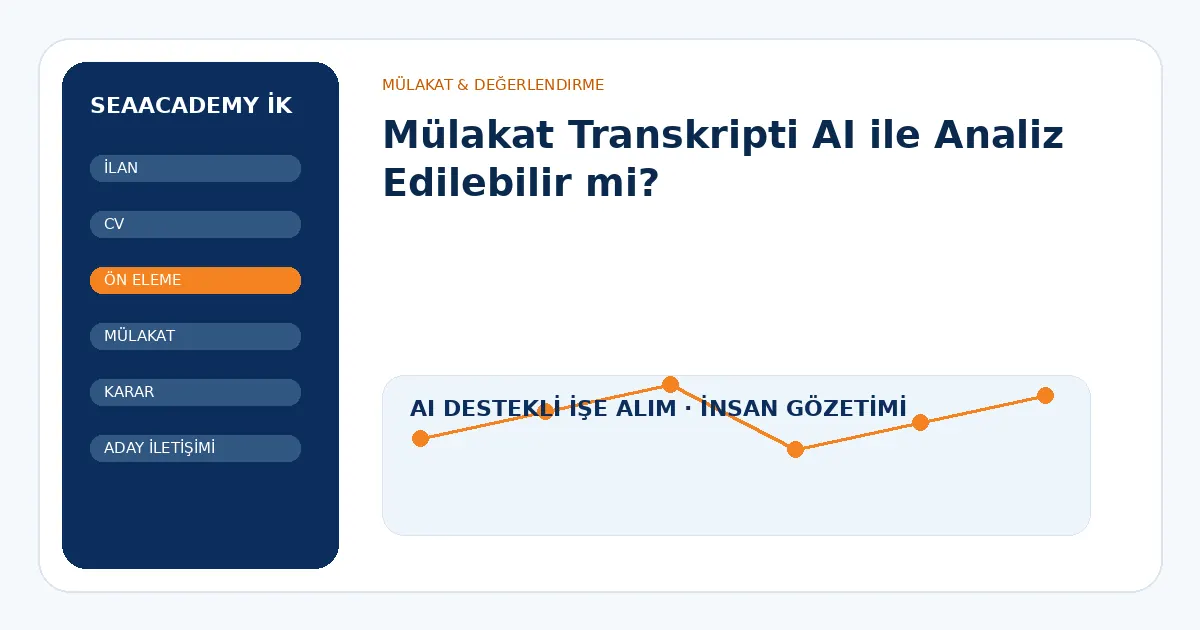 Mülakat Transkripti AI ile Analiz Edilebilir mi?