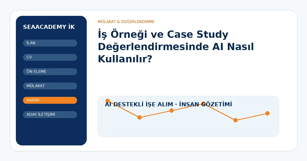 İş Örneği ve Case Study Değerlendirmesinde AI Nasıl Kullanılır?