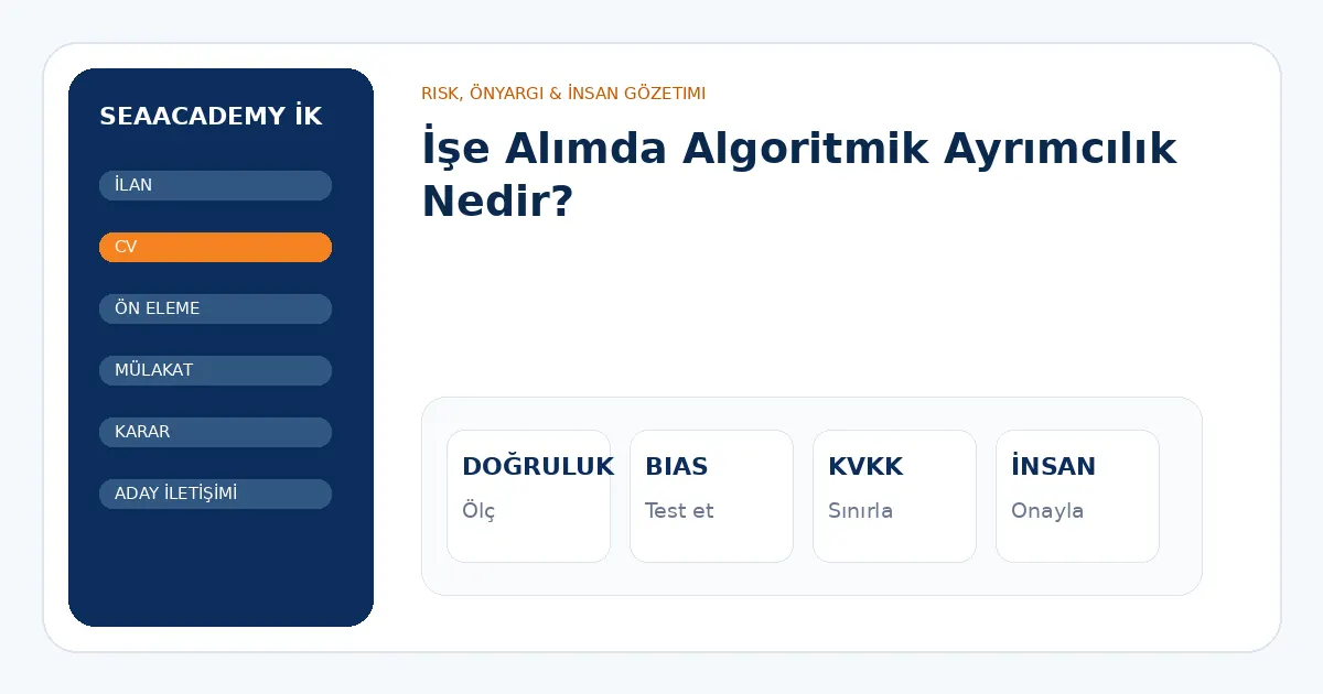İşe Alımda Algoritmik Ayrımcılık Nedir? analiz görseli