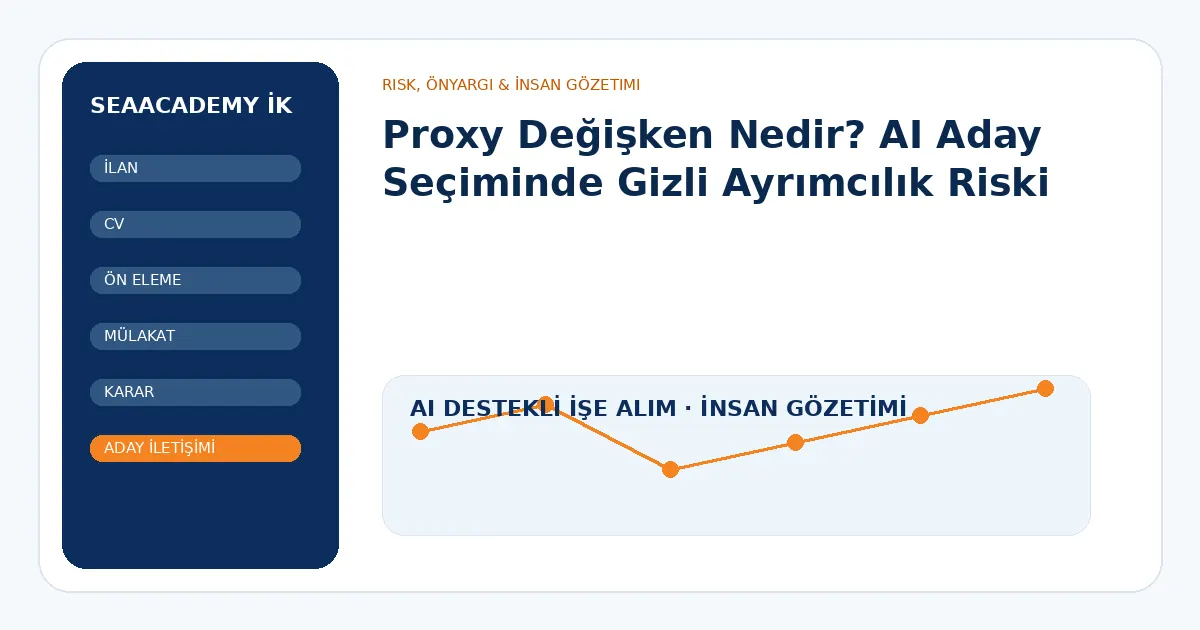 Proxy Değişken Nedir? AI Aday Seçiminde Gizli Ayrımcılık Riski