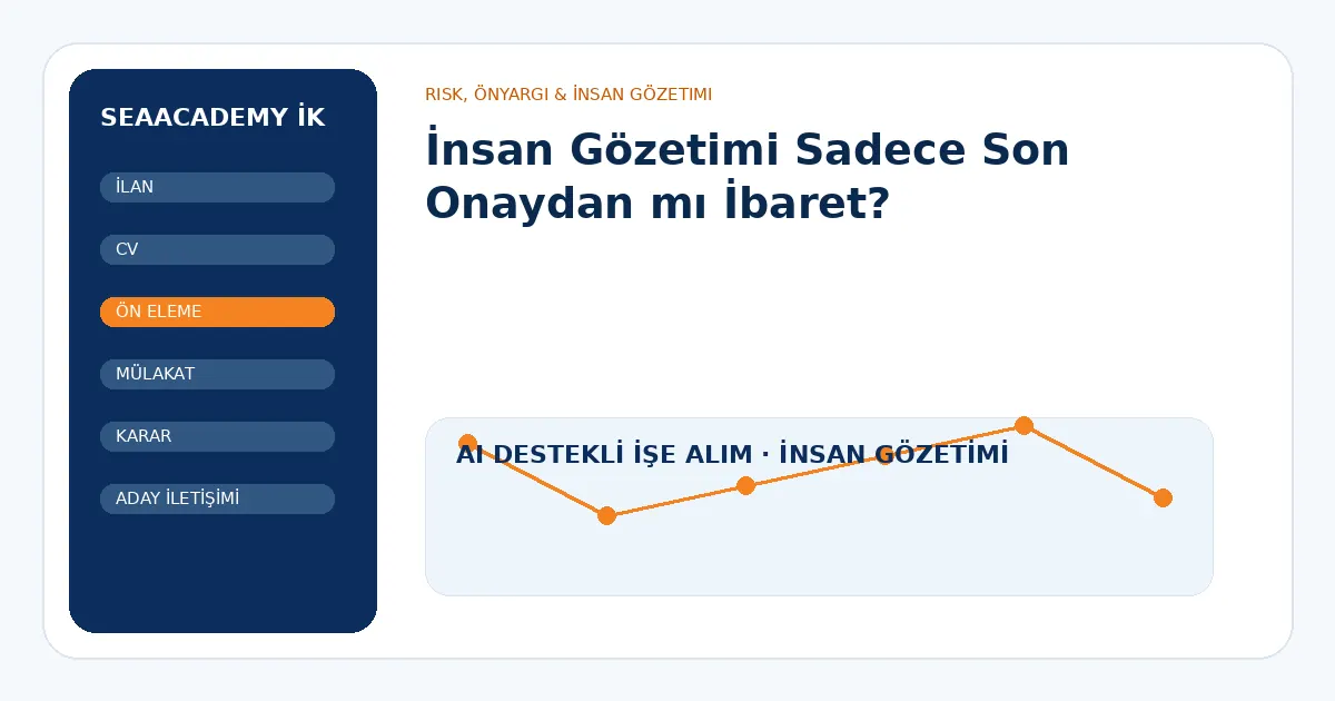 İnsan Gözetimi Sadece Son Onaydan mı İbaret?