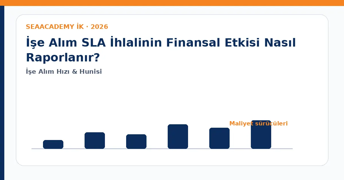 İşe Alım SLA İhlalinin Finansal Etkisi Nasıl Raporlanır? maliyet sürücüleri analiz görseli