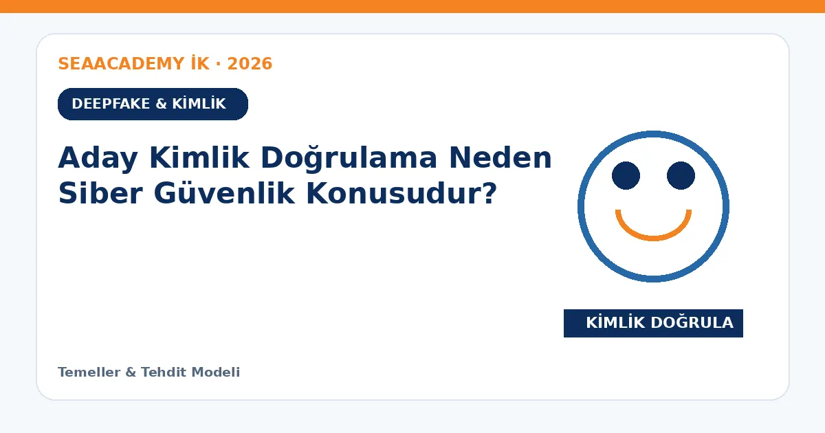 Aday Kimlik Doğrulama Neden Siber Güvenlik Konusudur?
