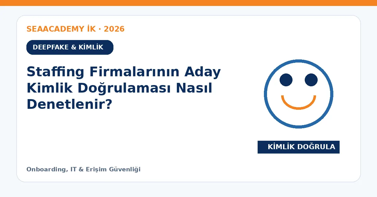 Staffing Firmalarının Aday Kimlik Doğrulaması Nasıl Denetlenir?