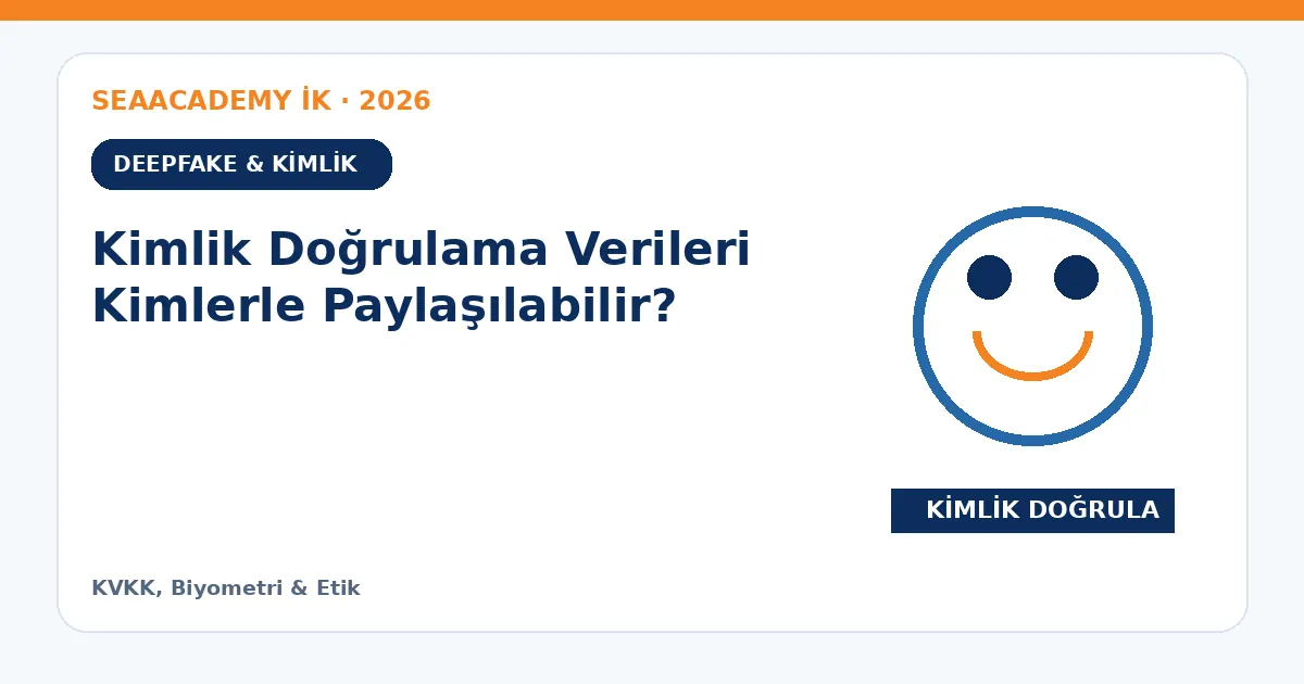 Kimlik Doğrulama Verileri Kimlerle Paylaşılabilir?