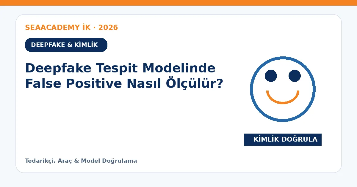 Deepfake Tespit Modelinde False Positive Nasıl Ölçülür?