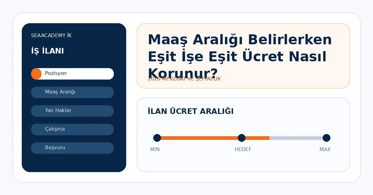 Maaş Aralığı Belirlerken Eşit İşe Eşit Ücret Nasıl Korunur?