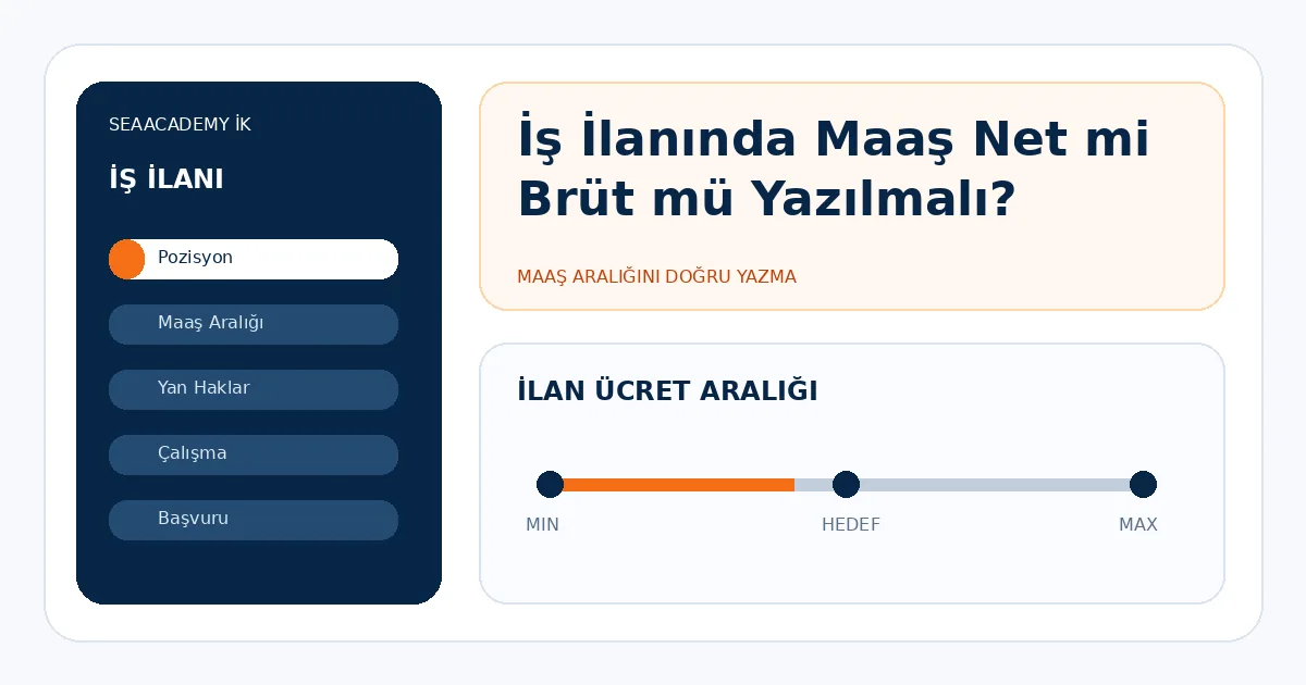 İş İlanında Maaş Net mi Brüt mü Yazılmalı?