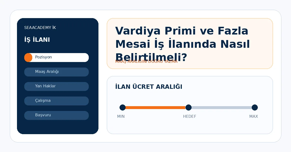Vardiya Primi ve Fazla Mesai İş İlanında Nasıl Belirtilmeli?