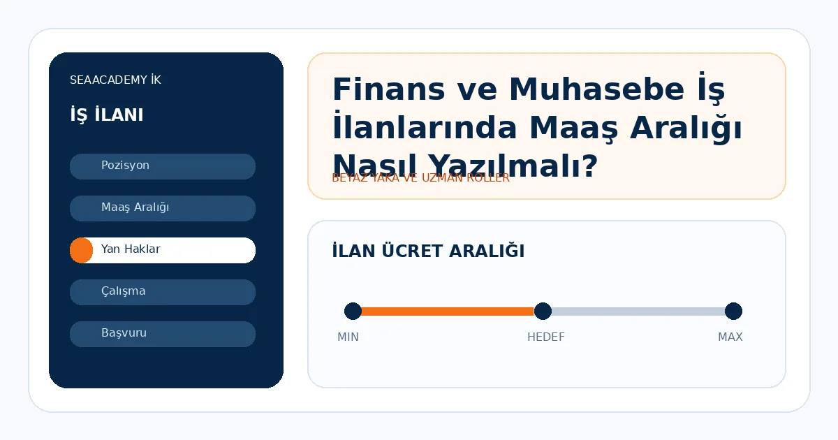 Finans ve Muhasebe İş İlanlarında Maaş Aralığı Nasıl Yazılmalı?