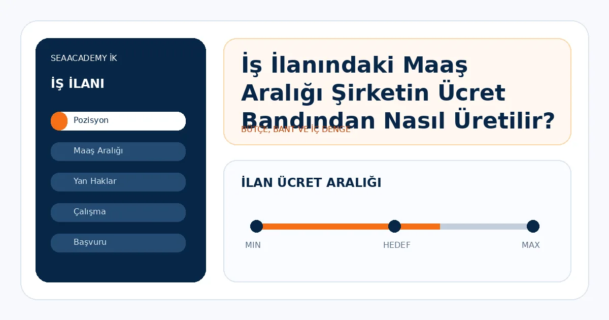 İş İlanındaki Maaş Aralığı Şirketin Ücret Bandından Nasıl Üretilir?