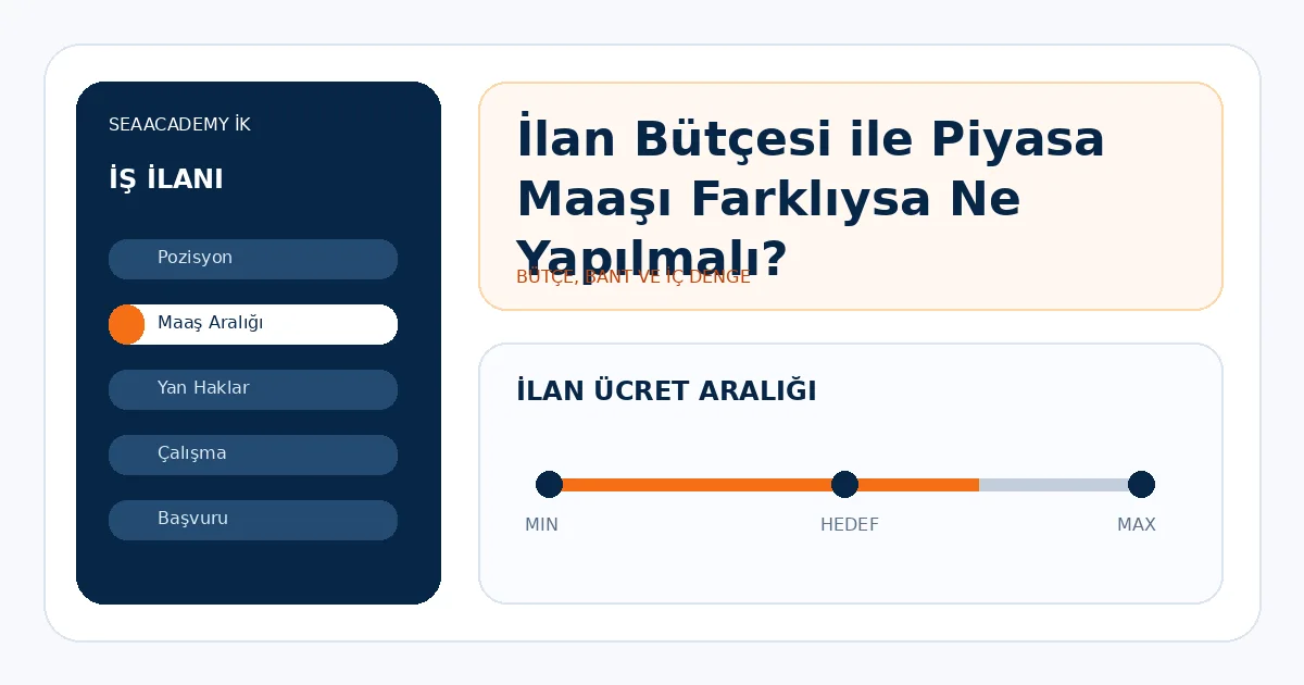 İlan Bütçesi ile Piyasa Maaşı Farklıysa Ne Yapılmalı?