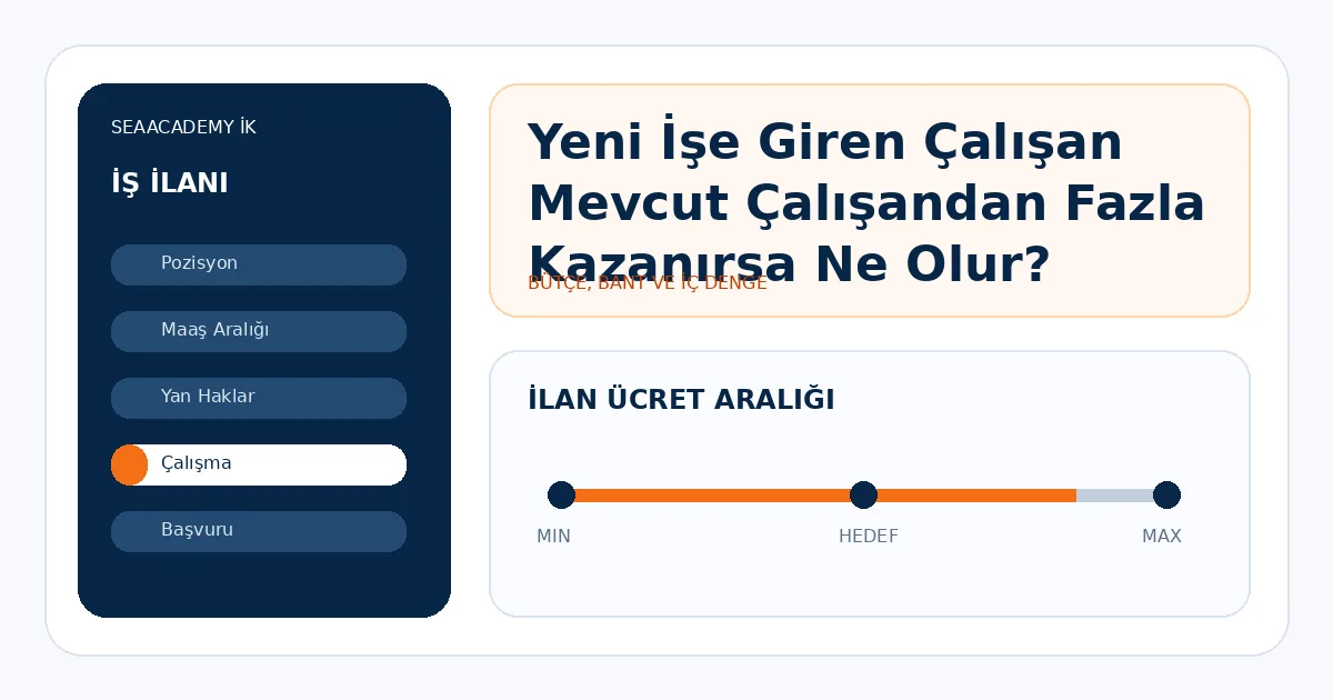 Yeni İşe Giren Çalışan Mevcut Çalışandan Fazla Kazanırsa Ne Olur?