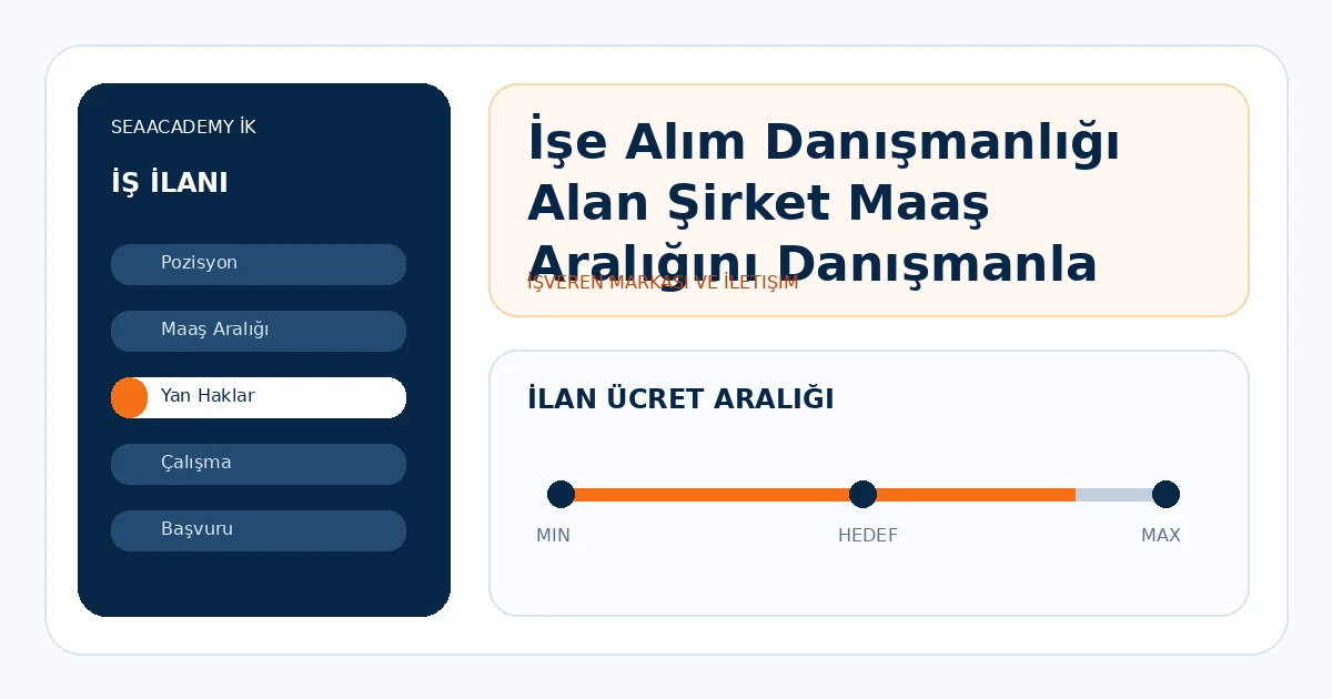 İşe Alım Danışmanlığı Alan Şirket Maaş Aralığını Danışmanla Nasıl Paylaşmalı?