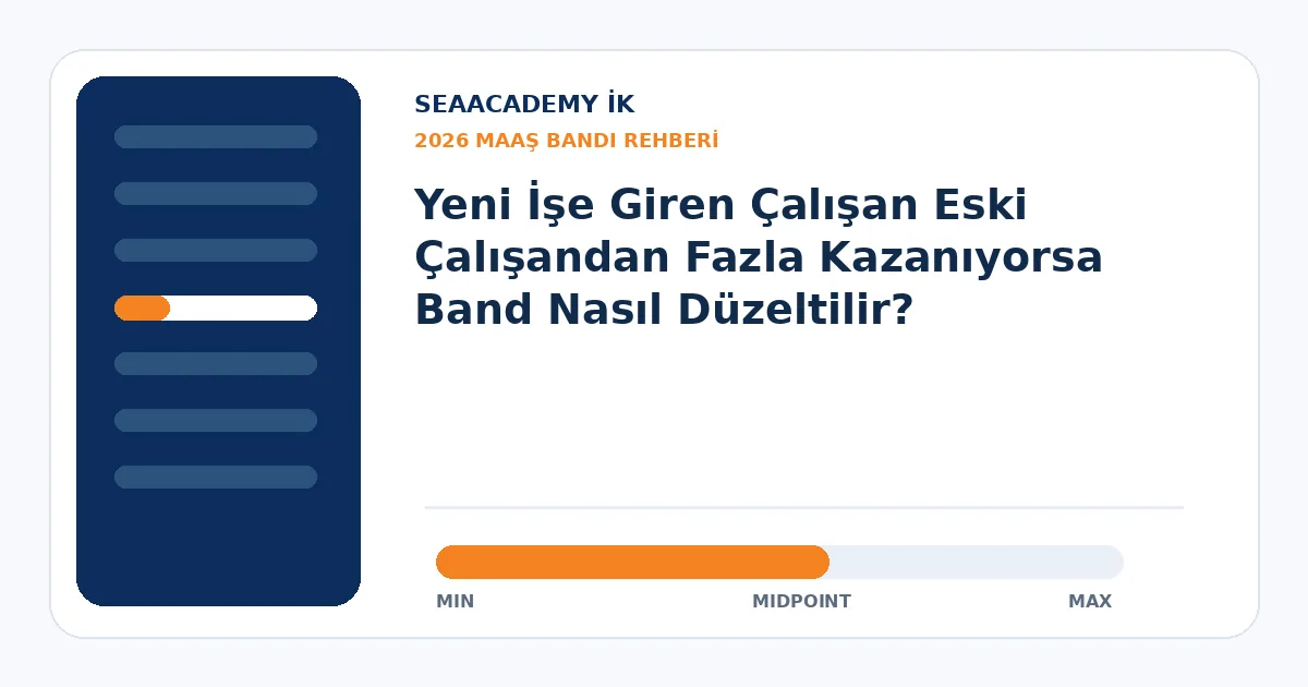 Yeni İşe Giren Çalışan Eski Çalışandan Fazla Kazanıyorsa Band Nasıl Düzeltilir?